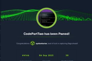 HTB. Проходим CodePartTwo